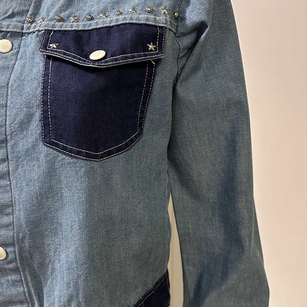 Vintage color-block embellished rodeo jacket. - Picture 5 of 11